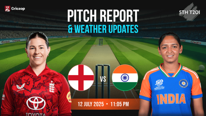 England Women v India Women Pitch Report and Weather Report