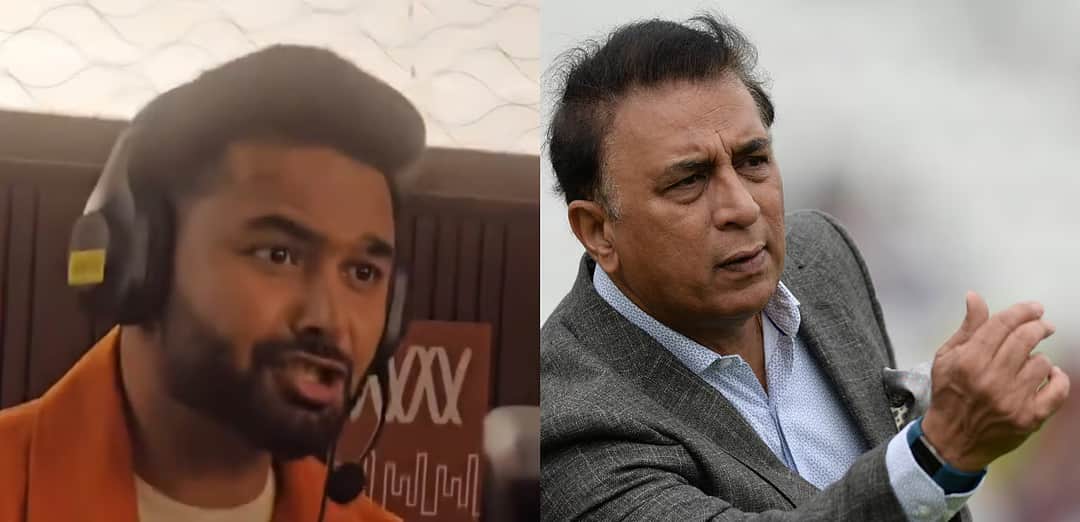 Pant spoofs Gavaskar