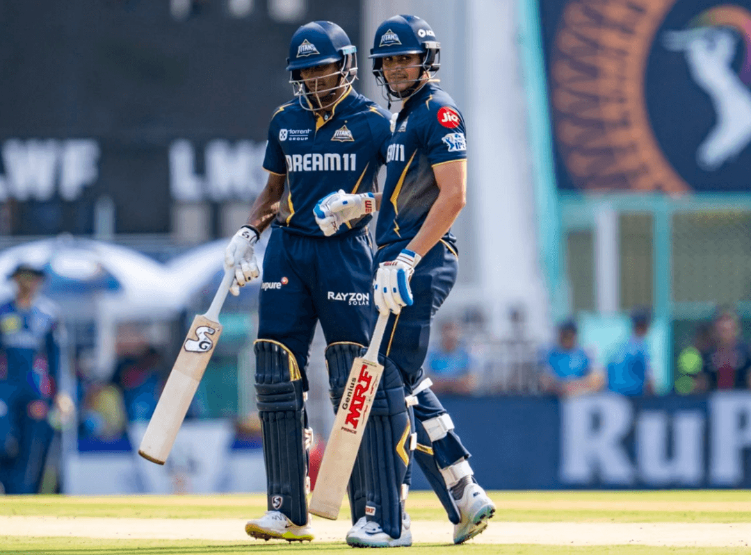 Shubman Gill-Sai Sudharshan added a 120-run stand